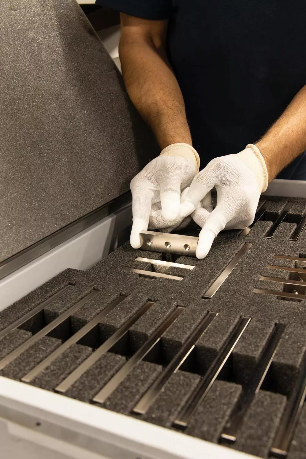 utilisation d'emballages adaptés selon des procédures spécifiques