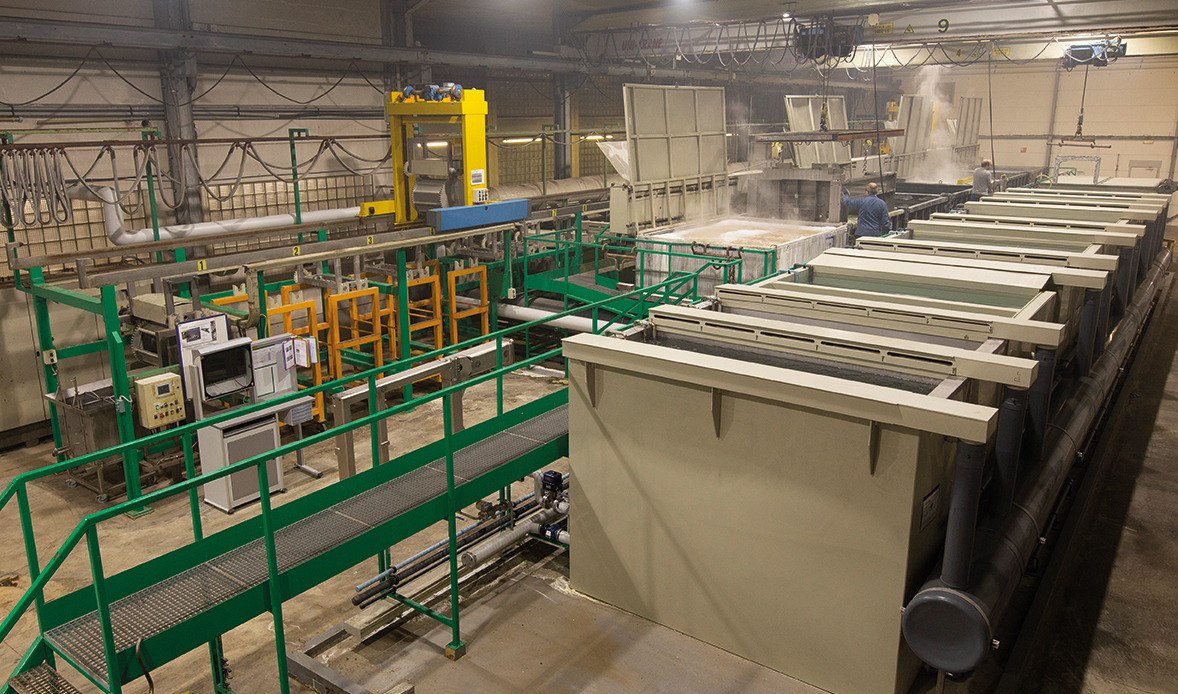 Une nouvelle ligne de pré-traitement pour l'aluminium